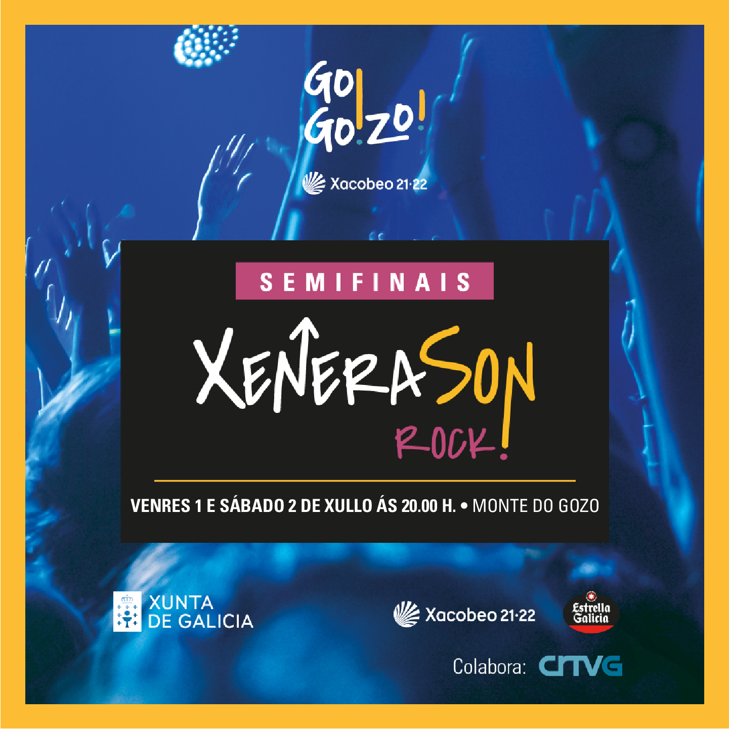 Cartel Semifinais XeneraSon Rock