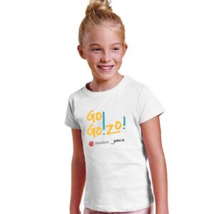 Camiseta NIÑA blanca delante -100