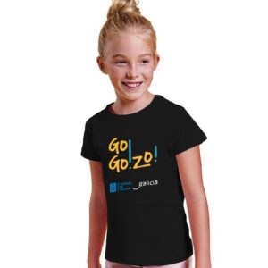 Camiseta NIÑA delante negra