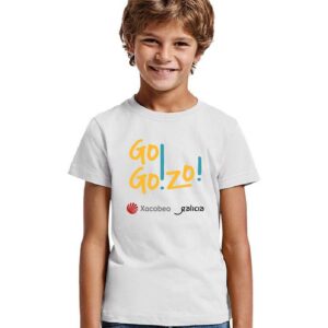 Camiseta NIÑO blanca delante-100