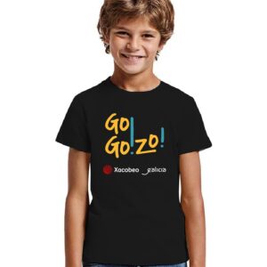 Camiseta NIÑO delante negra-100