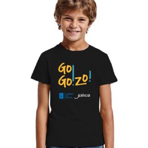 Camiseta NIÑO delante negra