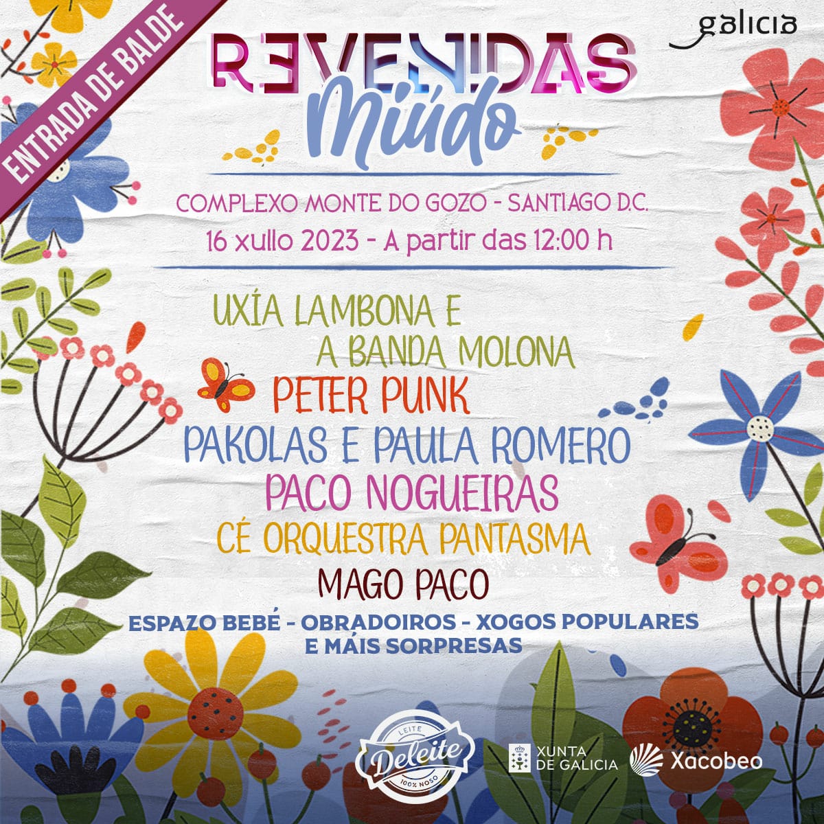 Cartel Revenidas Miúdo